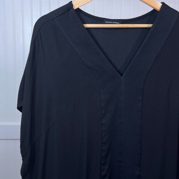 Universal Standard Oversized Short Sleeve Back Dress Medium Lagenlook Pockets - Picture 1 of 11
